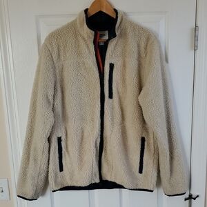 Old Navy Full Zip Sherpa Jacket - Unisex Large